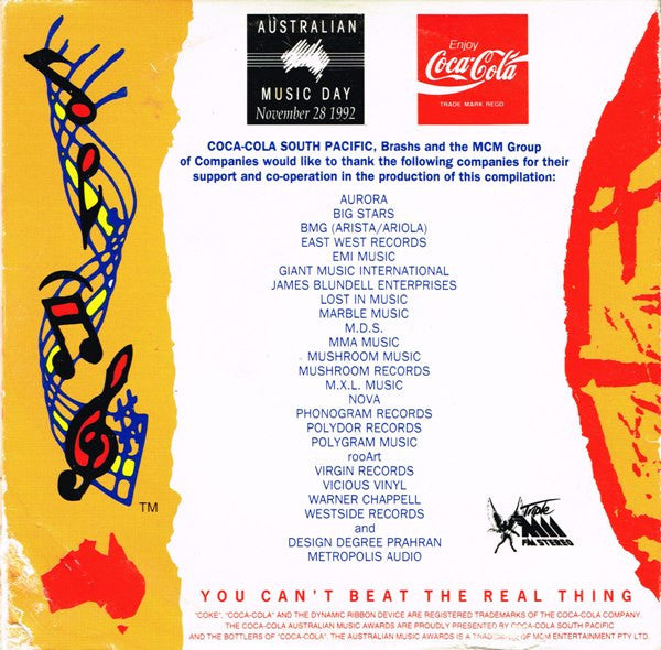 Various : Australian Music Day 1992 (CD, Comp)