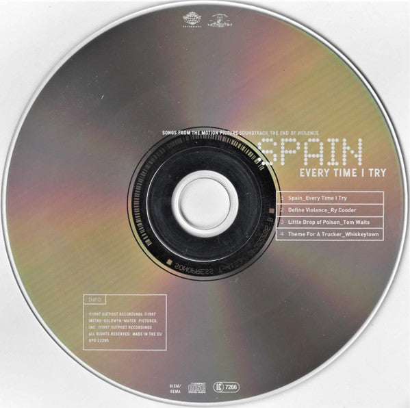 Spain : Every Time I Try (CD, Single)