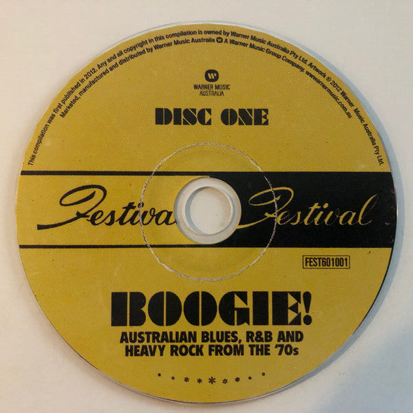 Various : Boogie! (Australian Blues, R&B And Heavy Rock From The '70s) (2xCD, Comp)
