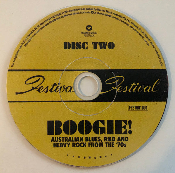 Various : Boogie! (Australian Blues, R&B And Heavy Rock From The '70s) (2xCD, Comp)