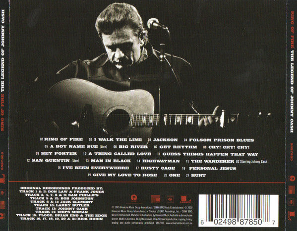 Johnny Cash : Ring Of Fire - The Legend Of Johnny Cash (CD, Comp)