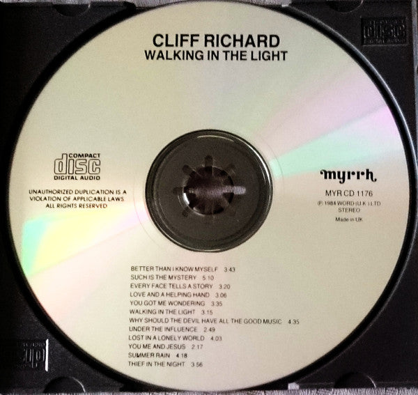 Cliff Richard : Walking In The Light (CD, Comp)