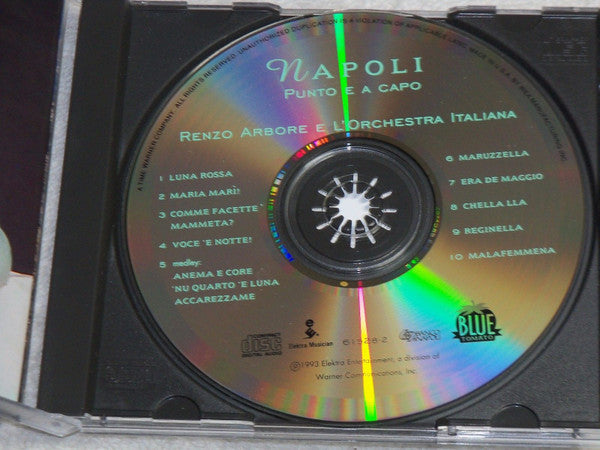 Renzo Arbore L'Orchestra Italiana : Napoli Punto E A Capo (CD, Album, RE)