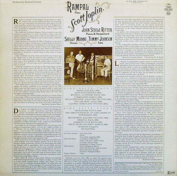 Rampal*, Scott Joplin : Rampal Plays Scott Joplin (LP, Album)