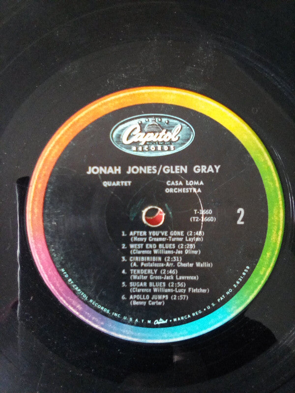 The Jonah Jones Quartet / Glen Gray & The Casa Loma Orchestra : Jonah Jones Quartet / Glen Gray Casa Loma Orchestra (LP, Album, Mono)
