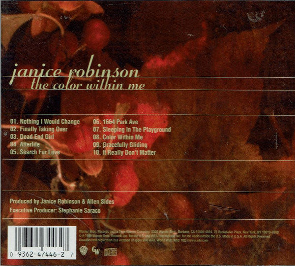 Janice Robinson : The Color Within Me (CD, Album)
