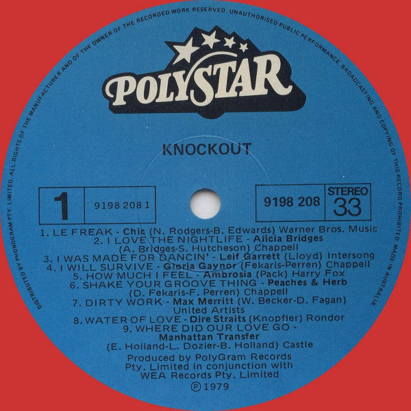 Various : Knockout (LP, Comp)
