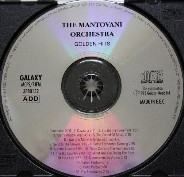 The Mantovani Orchestra : Golden Hits (CD, Comp)