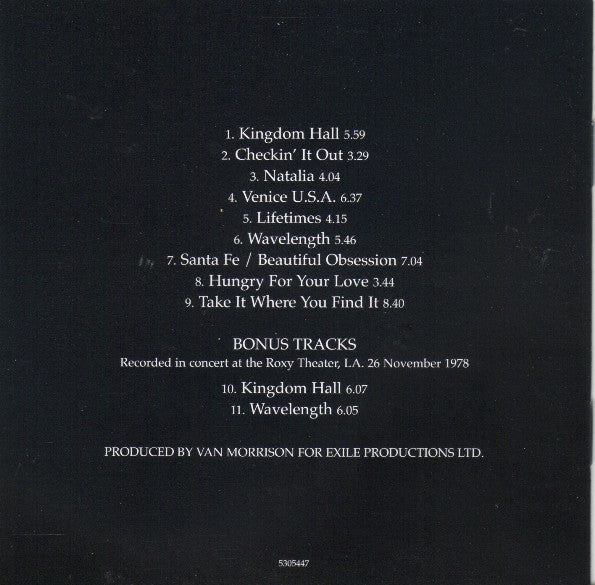 Van Morrison : Wavelength (CD, Album, RE, RM)