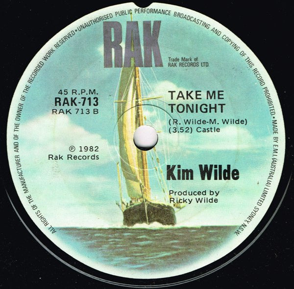 Kim Wilde : View From A Bridge (7", Single)