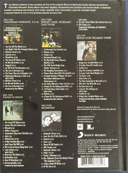 Simon & Garfunkel : The Columbia Studio Recordings 1964-1970 (5xCD, Comp, RE, RM + Box, Dlx)