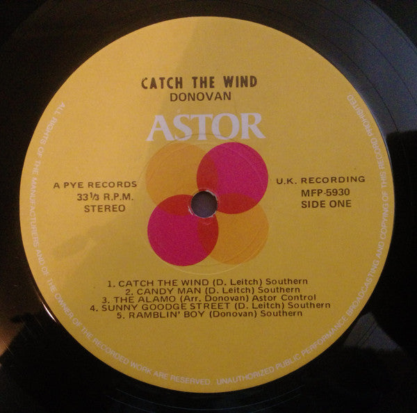 Donovan : Catch The Wind (LP, Comp)