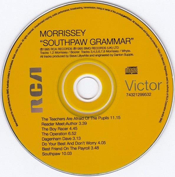 Morrissey : Southpaw Grammar (CD, Album)