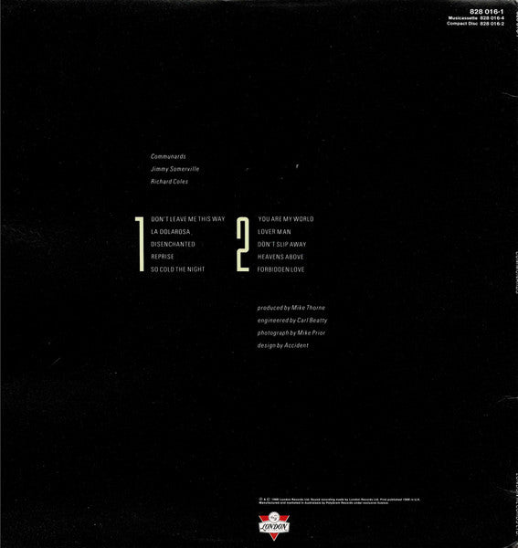 Communards* : Communards (LP, Album, Gat)