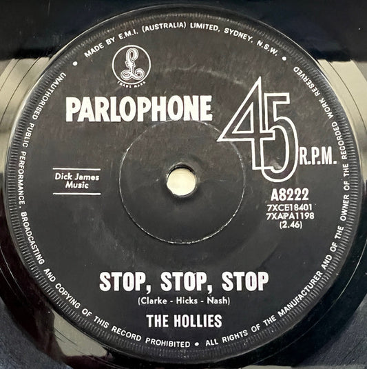 The Hollies : Stop Stop Stop (7", Single)