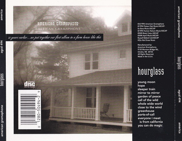America (2) : Hourglass (CD, Album)