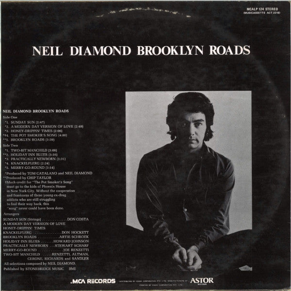 Neil Diamond : Brooklyn Roads (LP, Album, RE)