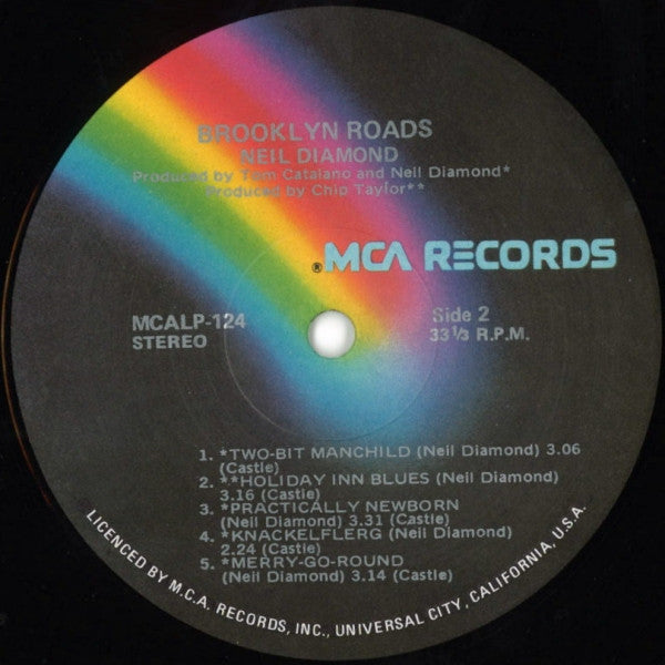 Neil Diamond : Brooklyn Roads (LP, Album, RE)
