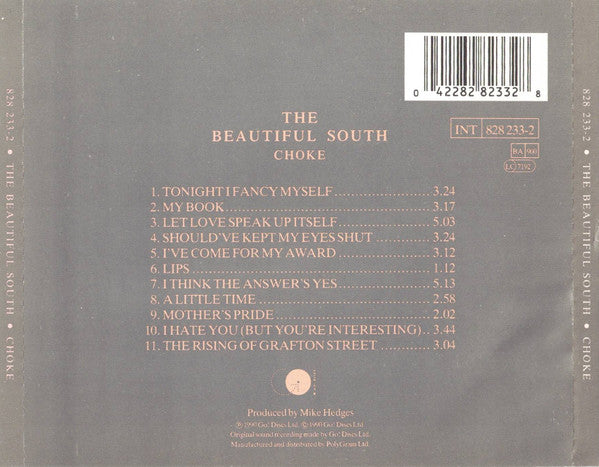 The Beautiful South : Choke (CD, Album)