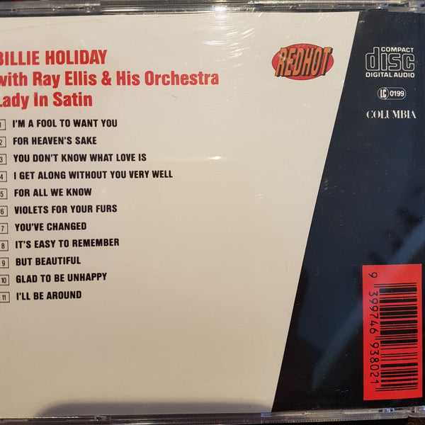 Billie Holiday With Ray Ellis And His Orchestra : Lady In Satin (CD, Album, RE, RM)