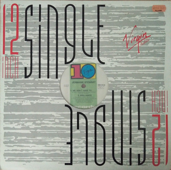 Jermaine Stewart : We Don't Have To... (12")