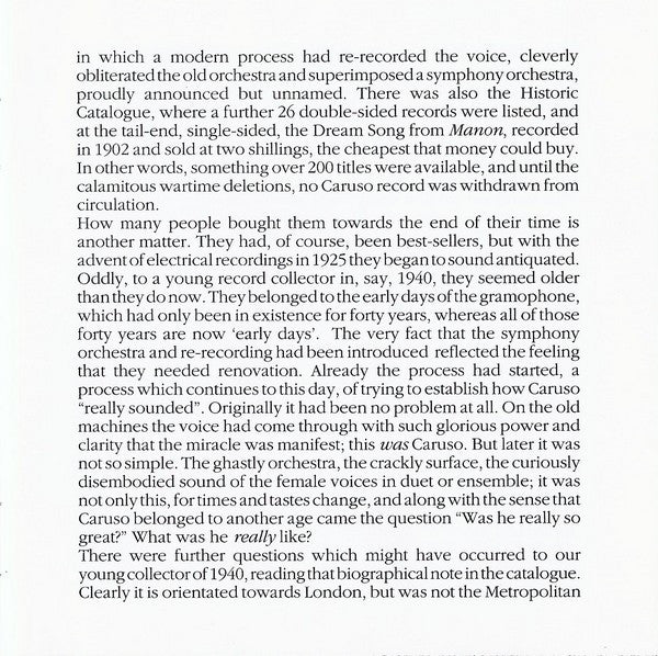 Enrico Caruso : The Caruso Edition; Volume I 1902-1908 (3xCD, Comp)