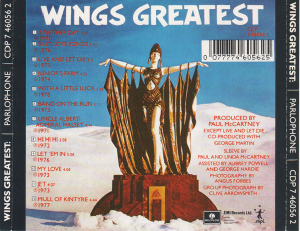 Wings (2) : Wings Greatest (CD, Comp, RE)