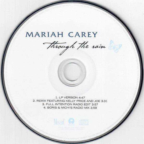 Mariah Carey : Through The Rain (CD, Single, Ltd)