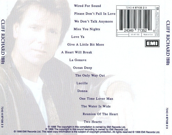 Cliff Richard : 1980s (CD, Comp)