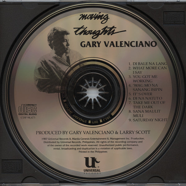 Gary Valenciano : Moving Thoughts (CD, Album, RE)
