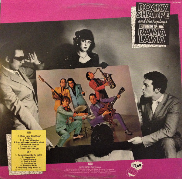 Rocky Sharpe & The Replays : Rama Lama (LP, Album)