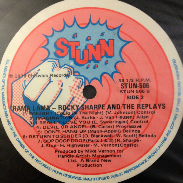 Rocky Sharpe & The Replays : Rama Lama (LP, Album)