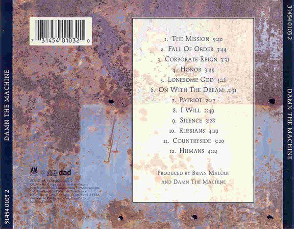 Damn The Machine : Damn The Machine (CD, Album)