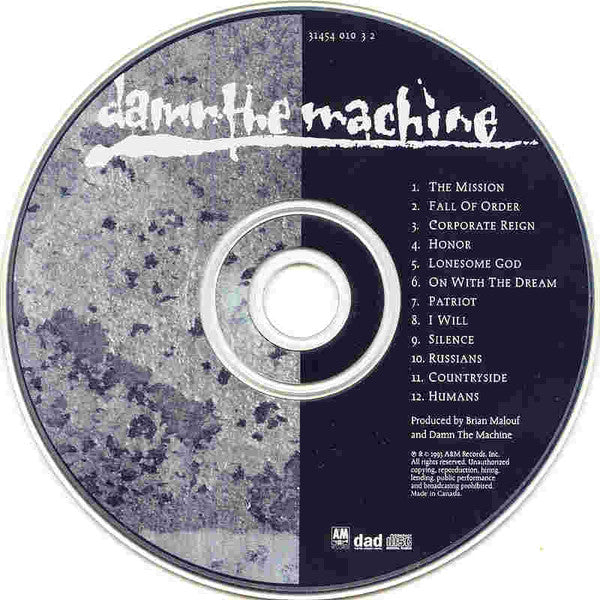Damn The Machine : Damn The Machine (CD, Album)