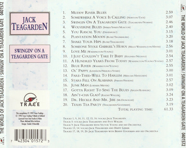 Jack Teagarden : Swingin' On A Teagarden Gate (CD, Comp)