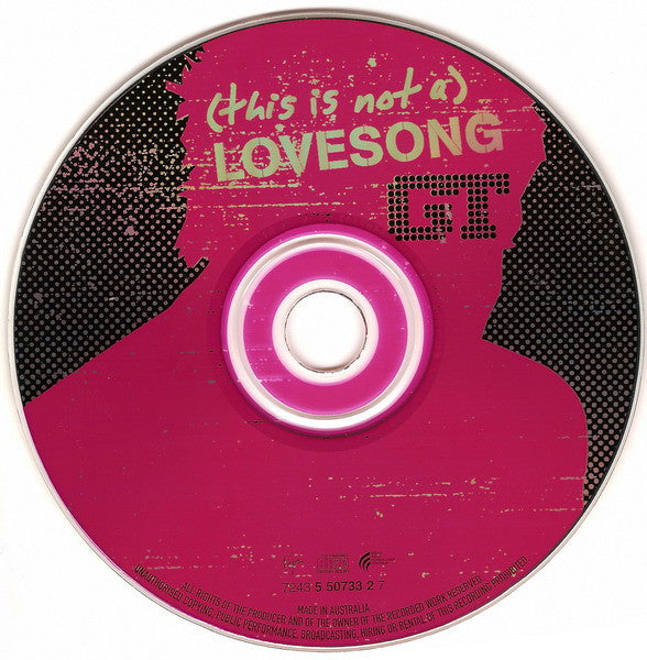 GT* : Lovesong (This Is Not A) (CD, Single)