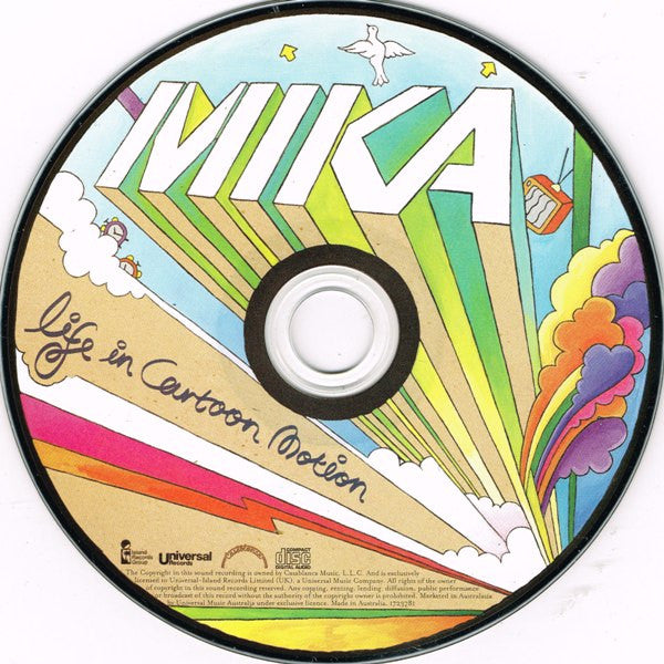 MIKA (8) : Life In Cartoon Motion (CD, Album, Enh)