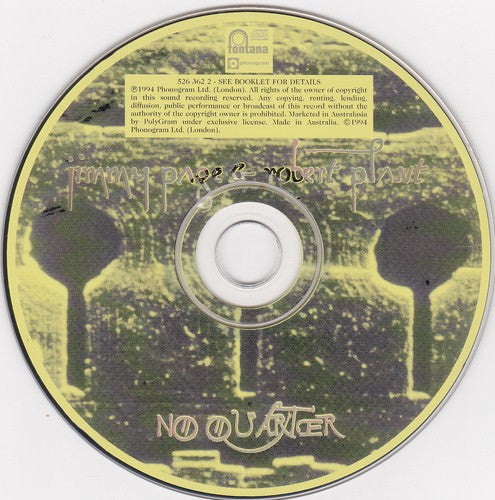 Jimmy Page & Robert Plant : No Quarter: Jimmy Page & Robert Plant Unledded (CD, Album)