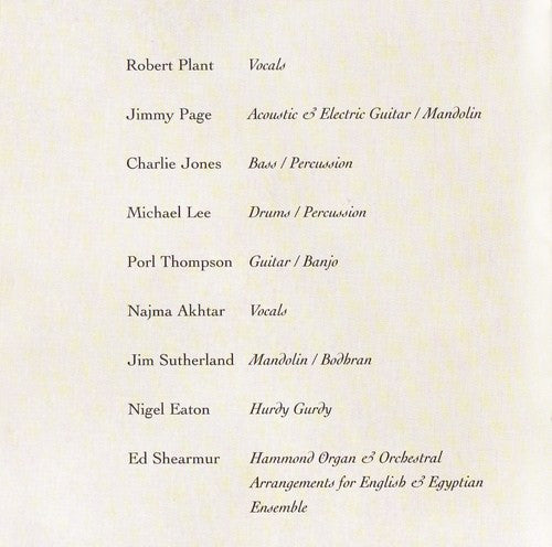 Jimmy Page & Robert Plant : No Quarter: Jimmy Page & Robert Plant Unledded (CD, Album)