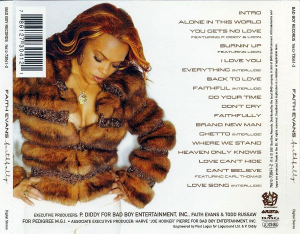 Faith Evans : Faithfully (CD, Album)