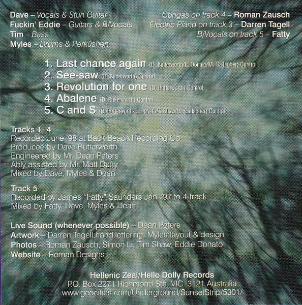 Hellenic Zeal : Last Chance Again (CD, EP)