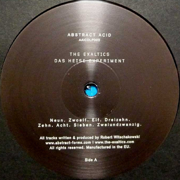 The Exaltics : Das Heise Experiment (LP, Album, Ltd)