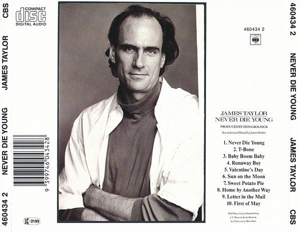 James Taylor (2) : Never Die Young (CD, Album, RE)