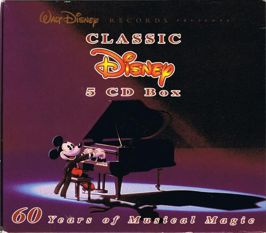 Various : Classic Disney (5 CD Box) 60 Years Of Musical Magic (5xCD, Comp + Box)