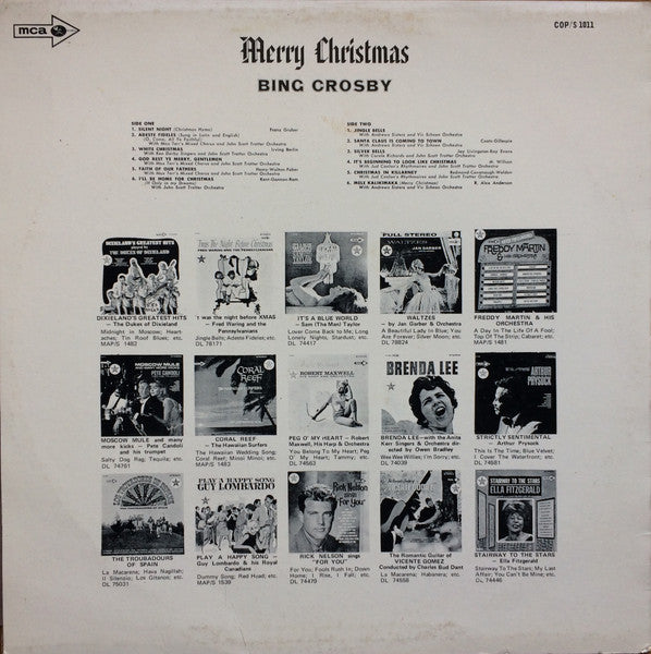 Bing Crosby : Merry Christmas (LP, Comp, RE)