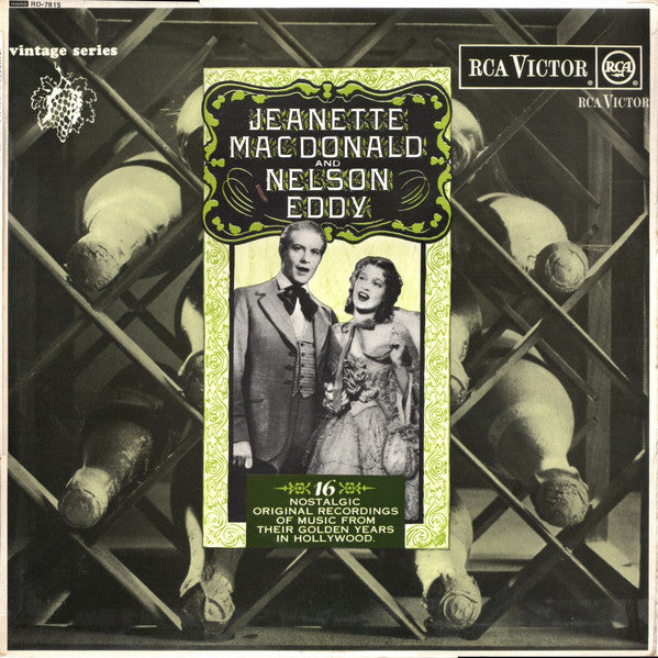 Jeanette MacDonald And Nelson Eddy : 16 Nostalgic Original Recordings Of Music From Their Golden Years In Hollywood (LP, Comp)