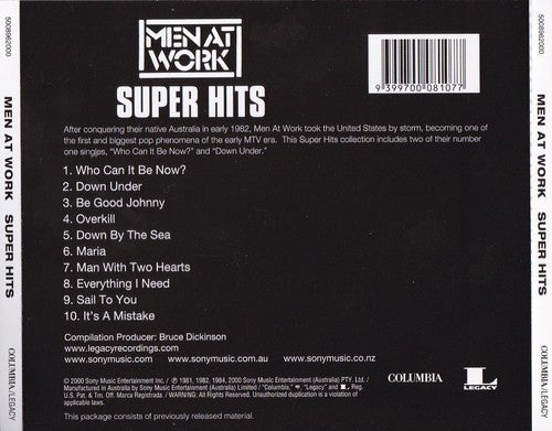Men At Work : Super Hits (CD, Comp)