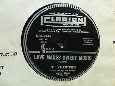 The Valentines (4) : Peculiar Hole In The Sky (7", Single, Mono)