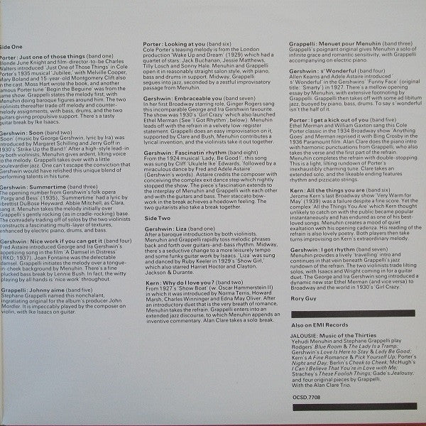 Yehudi Menuhin & Stephane Grappelli* : Fascinatin' Rhythm (LP, Album, Quad)