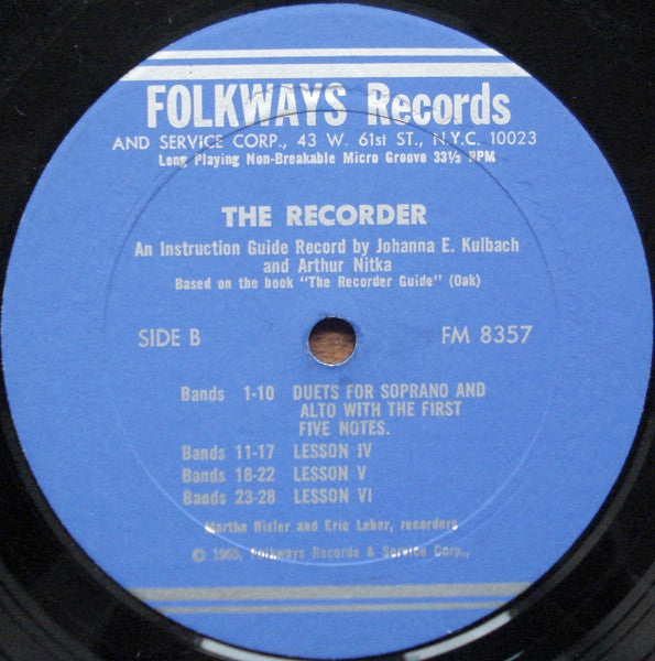 Johanna E. Kulbach, Arthur Nitka : The Recorder Guide (LP + Box)